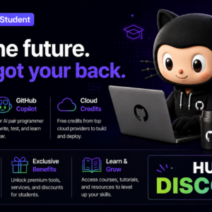 GitHub Student Developer Pack fresh account && HUGE DISCOUNT
