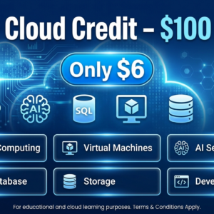 Microsoft Azure 100$ Account Fresh Credit with 30 Days Money Back Guarantee